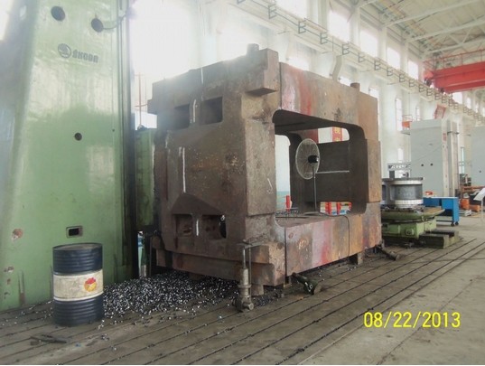 Forging machine frame